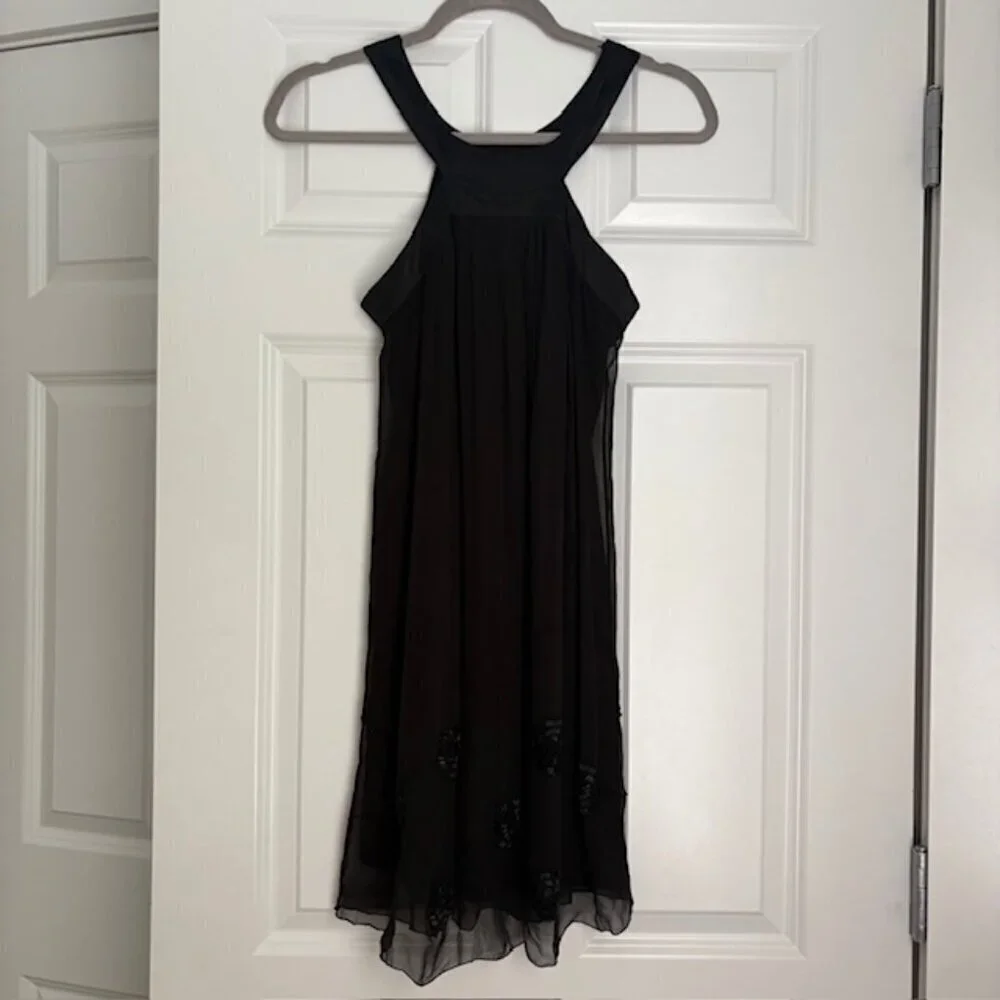 Beaded Silk Dress Nicola Peretti - Picture 1 of 7
